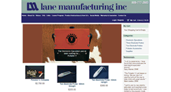 Desktop Screenshot of lane-mfg.com